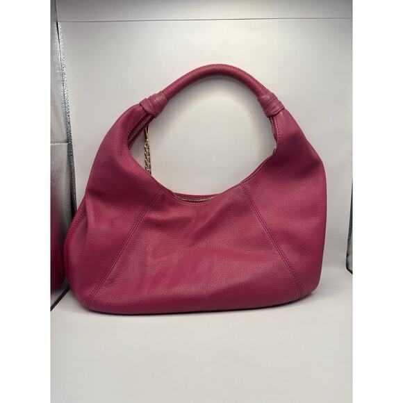Michael Kors Nolita Large Hobo Shoulder Pink Purse - Picture 2 of 5